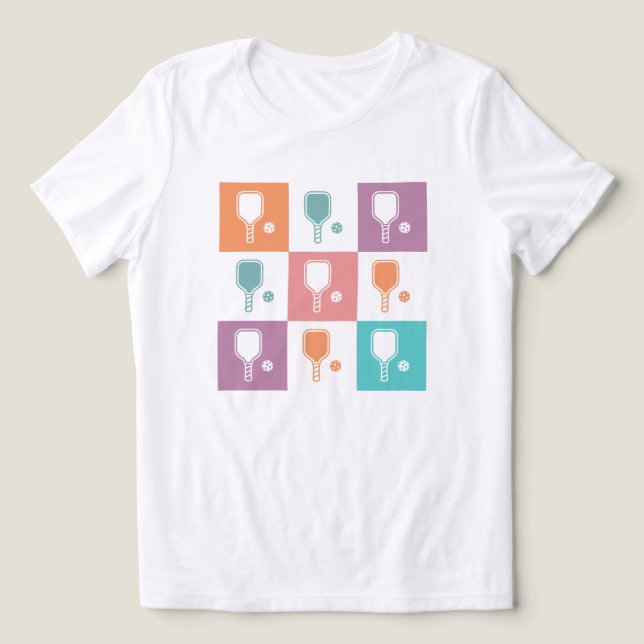 Pickle Ball Paddleball Comfort Colors Tri-Blend Shirt (Design Front)