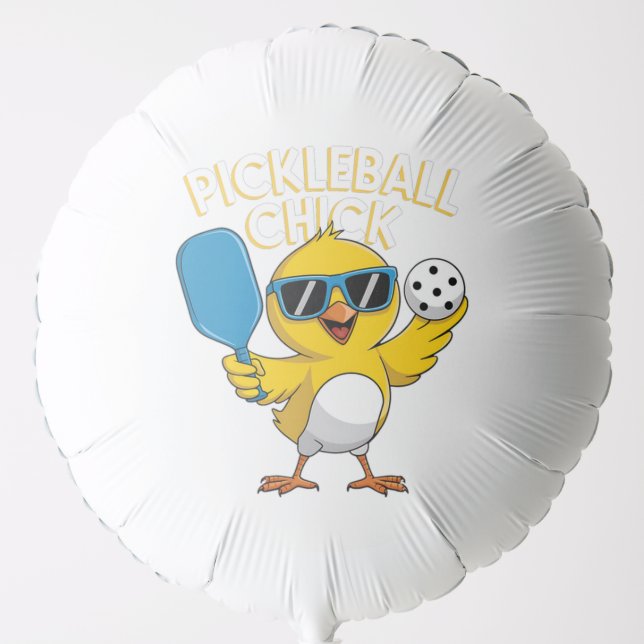 Pickle ball Pickleball Chick Balloon (Front)
