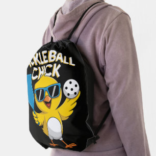 Pickle ball Pickleball Chick Drawstring Bag