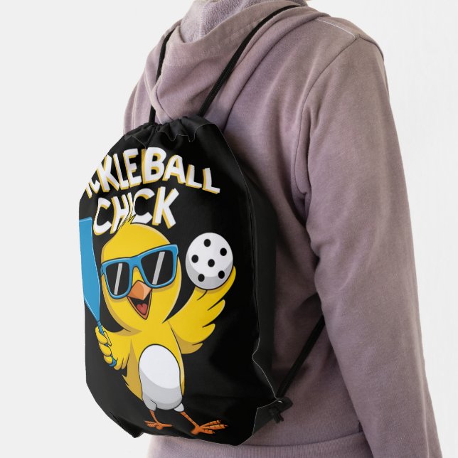 Pickle ball Pickleball Chick Drawstring Bag (Insitu)