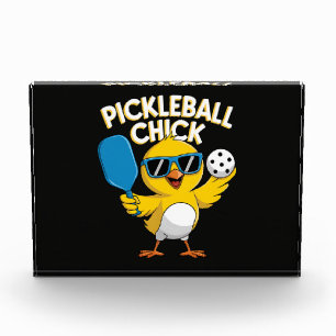 Pickle ball Pickleball Chick Photo Block