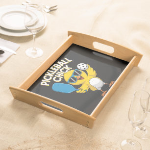 Pickle ball Pickleball Chick Serving Tray