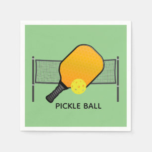 Pickle Ball Pickleball Design Paper Napkins