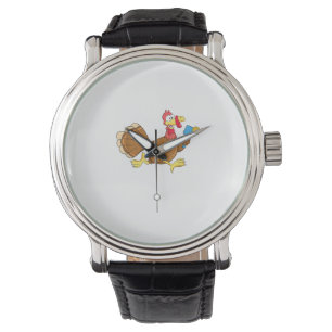 Pickle Ball Player Turkey Paddleball Thanksgiving Watch