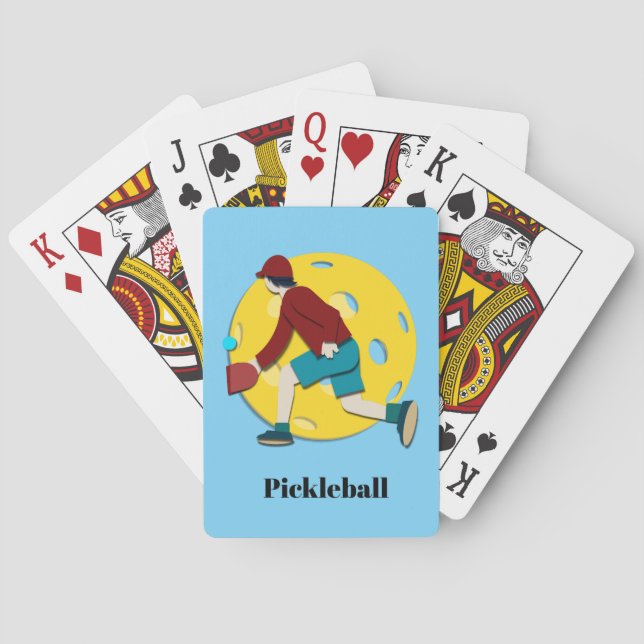 Pickle Ball Poker Cards (Back)