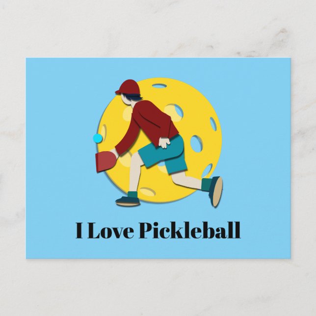 Pickle Ball Postcard (Front)
