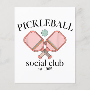 Pickle Ball Social Club EST 1965 Men Women