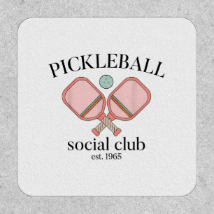 Pickle Ball Social Club EST 1965 Men Women Patch