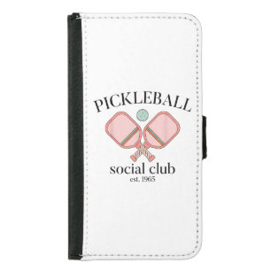 Pickle Ball Social Club EST 1965 Men Women Samsung Galaxy S5 Wallet Case