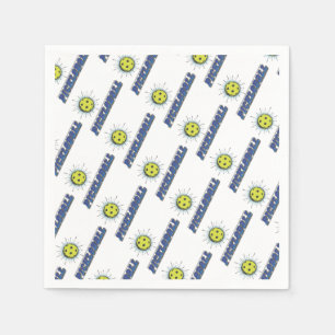 Pickle Ball Starburst Napkins