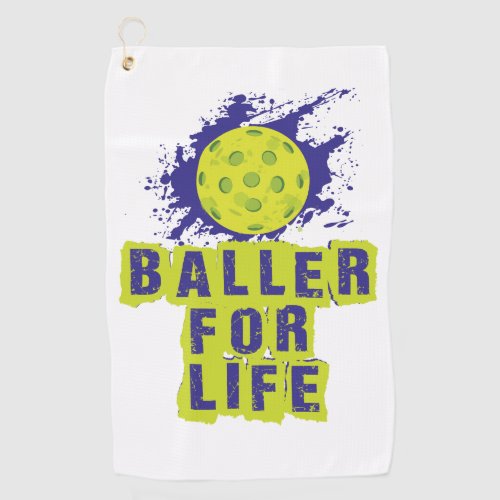 Pickle Baller for Life Towel