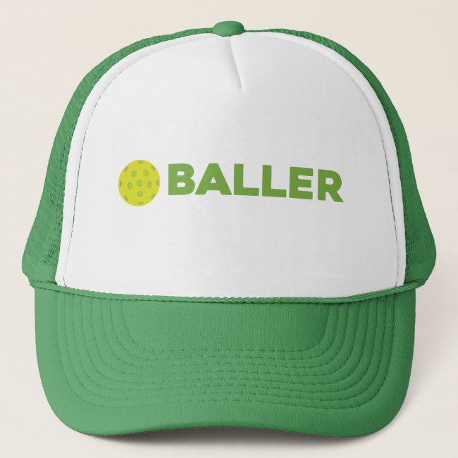 (Pickle)Baller Funny Pickleball Hat