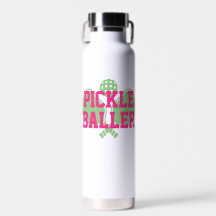 Pickle Baller Personalized Pickleball Water Bottle