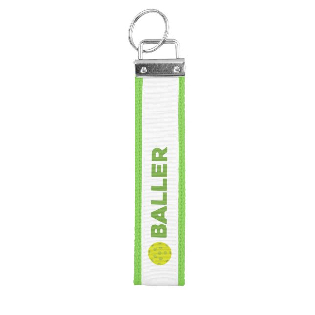"(Pickle) Baller" Wrist Keychain (Keys on Top)
