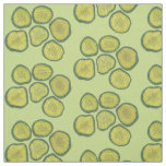 Pickle Chips Green Kosher Dill Pickle Foodie Print Fabric