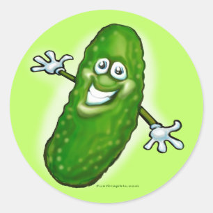 Pickle Classic Round Sticker