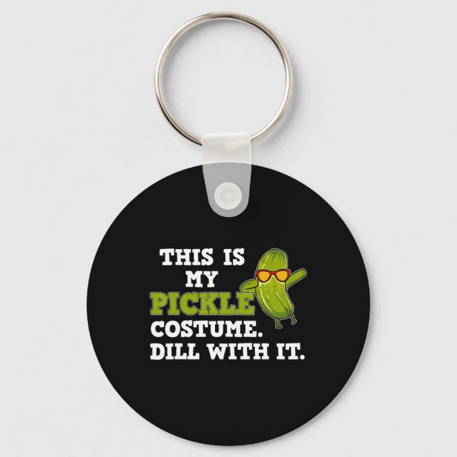 Pickle Costume Gift  Keychain (Front)