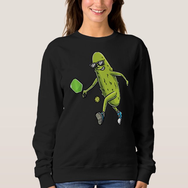 Pickle  Dill Pickleball Player Premium Sweatshirt (Front)