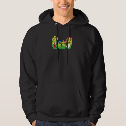 Pickle Family Design for Pickled cucumber Lovers Hoodie