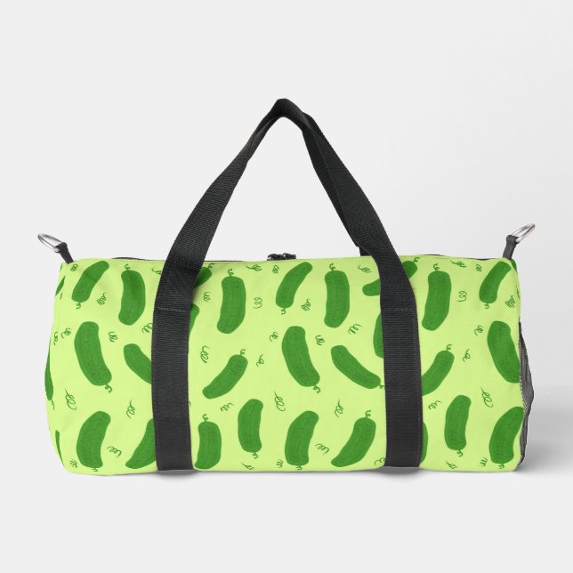 Pickle & Fresh Collection patterned Duffle Bag (Front)