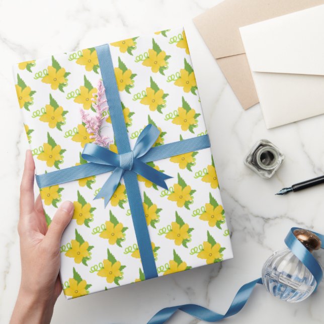 Pickle & Fresh Collection patterned floral Wrapping Paper (Gifting)