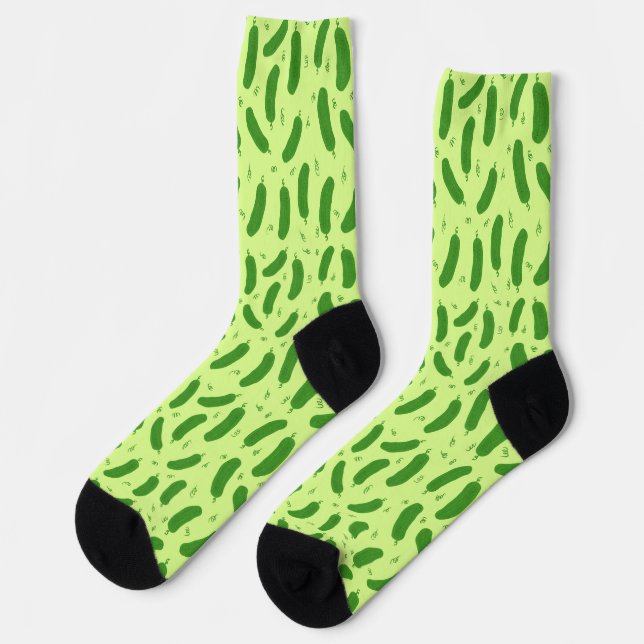 Pickle & Fresh Collection patterned Socks (Left)
