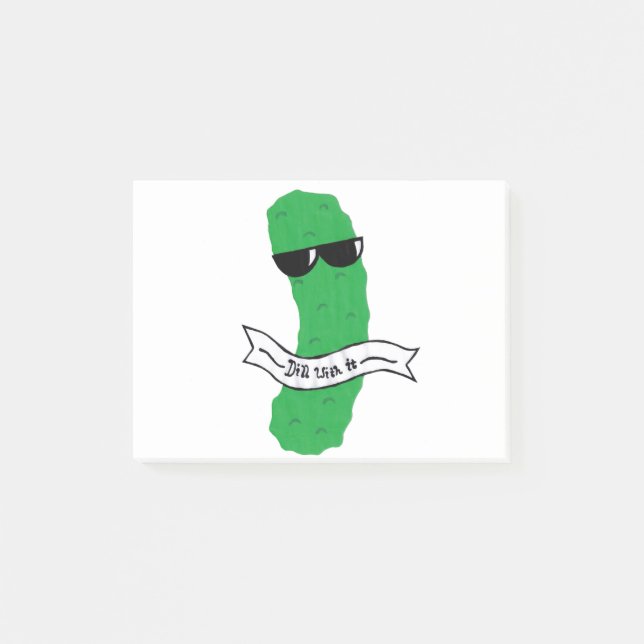 pickle funny post-it notes (Front)