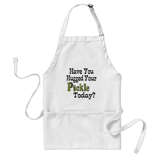 Pickle Hugger Adult Apron (Front)