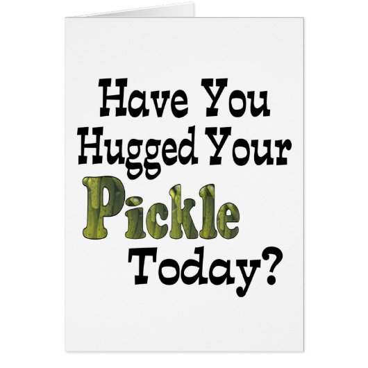 Pickle Hugger Cards (Front)