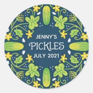 Pickle jar label