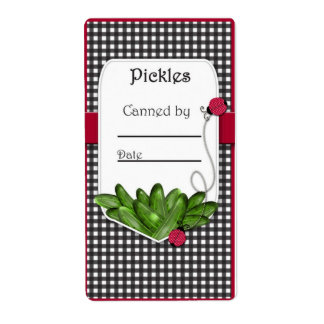 Pickle Jar Lable Label