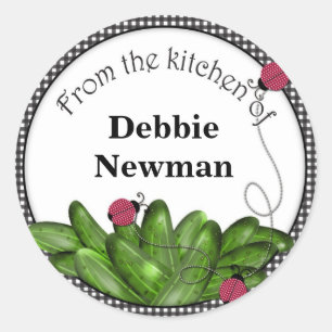 Pickle Jar Stickers Personalized