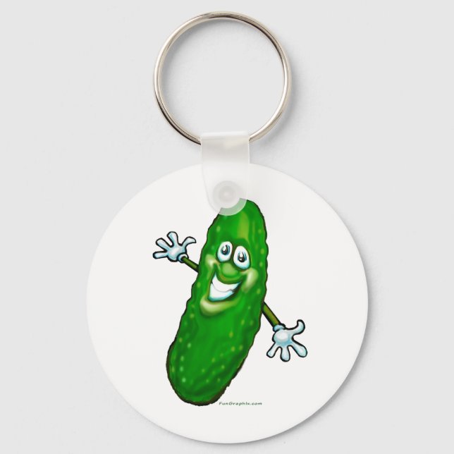 Pickle Keychain (Front)