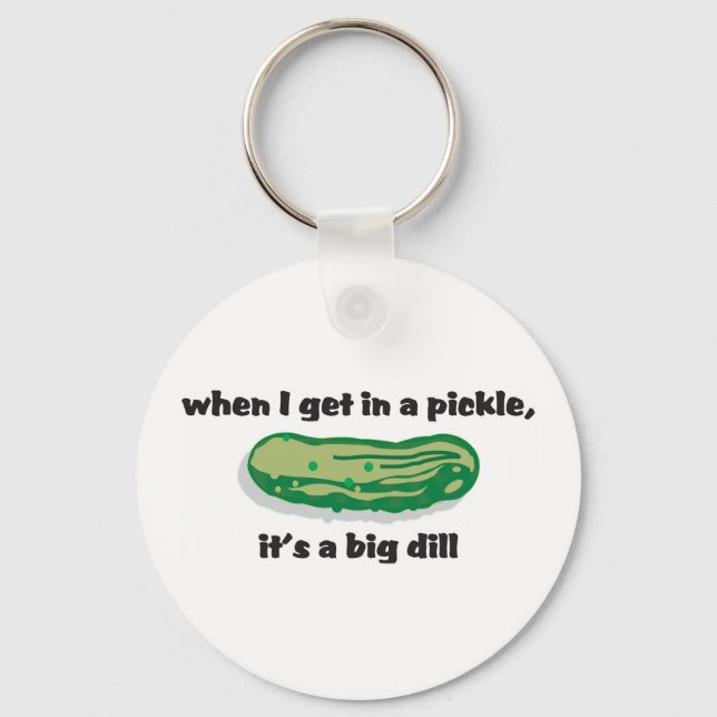Pickle keychain (Front)