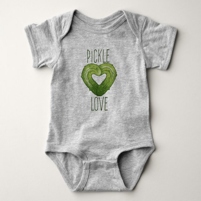 Pickle Love Baby Bodysuit (Front)