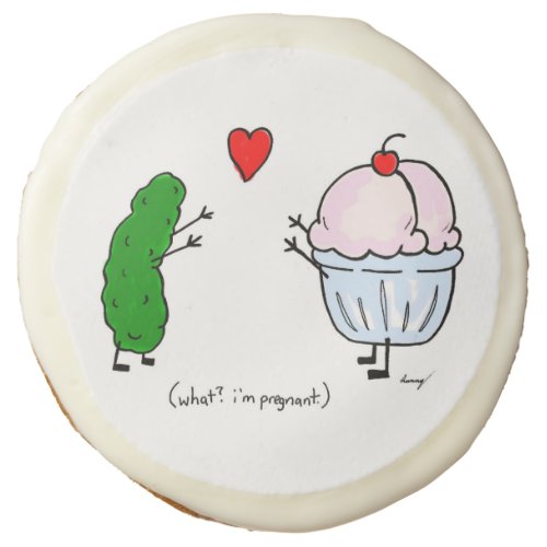 Pickle Love Ice Cream Frosted Cookies