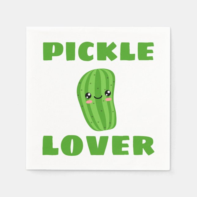 Pickle Lover Napkins (Front)