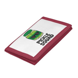 Pickle Lover Team Pickles Funny Pickle Squad Trifold Wallet