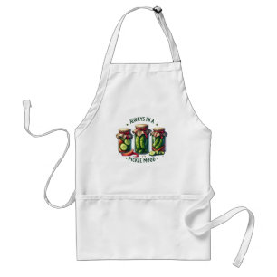 Pickle Lover's Mood Adult Apron
