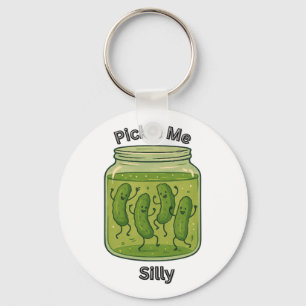 Pickle Me Silly Keychain