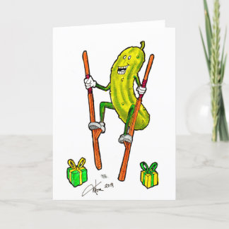 Pickle on Stilts Birthday Card