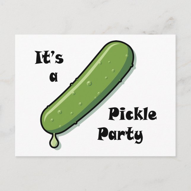 Pickle Party Postcard (Front)