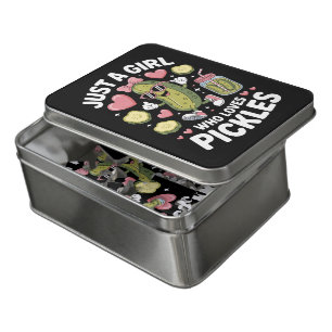 Pickle Passion Just A Girl Who Loves Pickles Jigsaw Puzzle