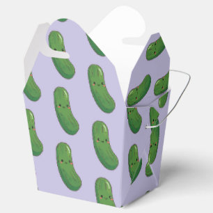 Pickle Pattern Favor Boxes