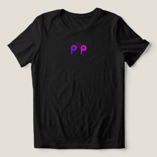 Pickle Peace multi purple ying yang Tri-Blend Shirt