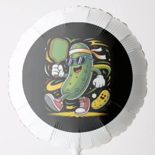 Pickle Playing Pickleball Balloon