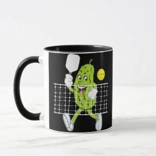 Pickle Playing Pickleball - Funny Pickleball Paddl Mug