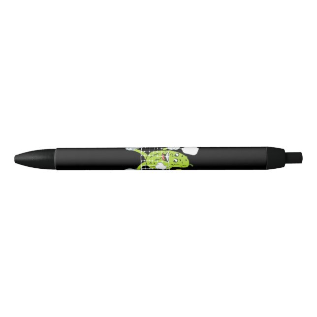 Pickle Playing Pickleball - Funny Pickleball Paddl Pen (Front)