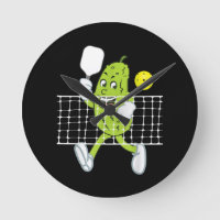 Pickle Playing Pickleball - Funny Pickleball Paddl