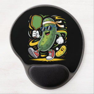Pickle Playing Pickleball Gel Mouse Pad